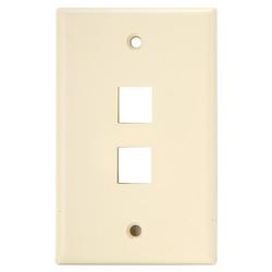 SCP Wire & Cable 202-IV Keystone Style Standard Wallplate