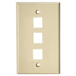 SCP Wire & Cable 203-AL Almond Keystone Style Standard Wallplate