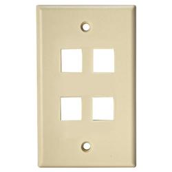 SCP Wire & Cable 204-AL Almond Keystone Style Standard Wallplate