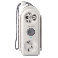 iHome SDI Technologies IH20 Portable Speaker System - White