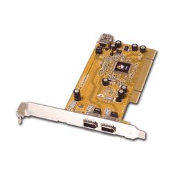 SIIG INC SIIG 3 Port 1394 PCI i/e Adapter - 2 x 6-pin IEEE 1394a - FireWire External, 1 x 6-pin IEEE 1394a - FireWire Internal - Plug-in Card