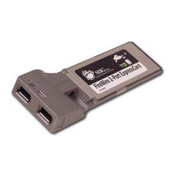SIIG INC SIIG FireWire 2-Port ExpressCard - 2 x 6-pin IEEE 1394a - FireWire External - Plug-in Module