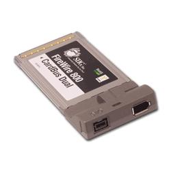 SIIG INC SIIG FireWire 800 CardBus Dual Adapter - 1 x 9-pin IEEE 1394b - FireWire, 1 x 6-pin IEEE 1394a - FireWire