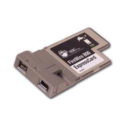 SIIG INC SIIG FireWire 800 ExpressCard - 1 x 9-pin IEEE 1394b - FireWire External, 1 x 6-pin IEEE 1394a - FireWire External - Plug-in Module