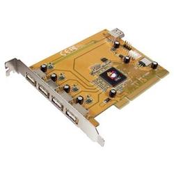 SIIG INC SIIG USB 2.0 5-Port PCI - 1 x Type A USB 2.0 - USB - Plug-in Card