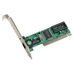 SMC EZ Card 10/100Mbps Fast Ethernet PCI Adapter - PCI - 1 x RJ-45 - 10/100Base-TX