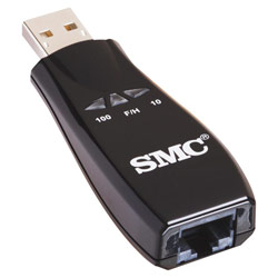 SMC EZ Networking Network Adapter - USB - 1 x RJ-45 , 1 x Type A - 10/100Base-TX