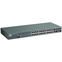 SMC TigerSwitch SMC6128L2 Managed Layer 2 Ethernet Switch - 24 x 10/100Base-TX LAN, 4 x 10/100/1000Base-T Uplink