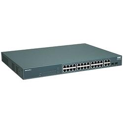 SMC TigerSwitch SMC6128PL2 Managed Layer 2 Switch with PoE - 24 x 10/100Base-TX LAN, 2 x 10/100/1000Base-T Uplink, 2 x 10/100/1000Base-T Uplink