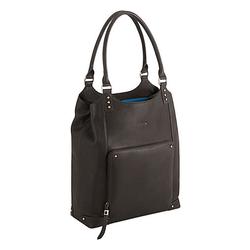 SOLO Vintage Bucket Laptop Tote - Leather - Espresso