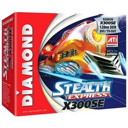 BEST DATA - DIAMOND STEALTH ATI RADEON X300SE PCIE 128MB HYPERMEMORY W/ DVI/TV-OUT