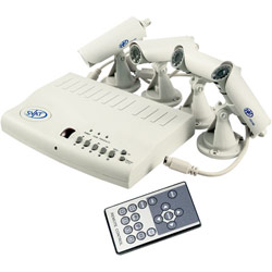 SVAT Electronics SVAT CVQ1000 Color Quad Security System - 4 x Camera, System Controller