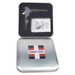 Swisstech SWISSTECH S44444 Utili-Key Solid Stainless Steel Gift Tin