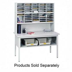 Safco Products Safco E-Z Sort Sorting Table Top - Rectangle - 60 x 30 x 1.12 - Steel - Gray