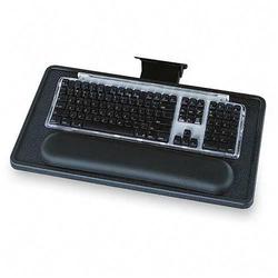 Safco Products Safco Standard Articulating Keyboard/Mouse Arm - 0.5 x 22 x 11.75 - Black Granite