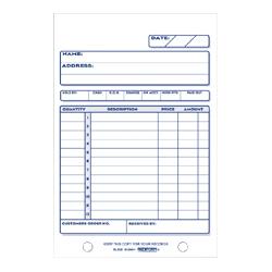 Rediform Office Products Sales Order Form, Carbonless, 3 Part, 8-1/2 x11 , 50/Book (RED5L550)