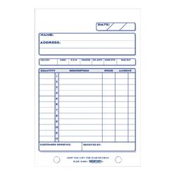 Rediform Office Products Sales Order Form, Carbonless, 3 Part, 8-1/2 x11 , 50/Book (RED5L550)