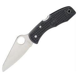 Spyderco Salt, Black Frn Handle, Plain