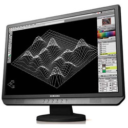 SAMSUNG INFORMATION SYSTEMS Samsung 920WM - 19 LCD Monitor - 700:1, 5ms, 1440 x 900, DVI - Black