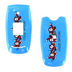 Wireless Emporium, Inc. Samsung A640 Blue Funky Monkey Snap-On Protector Case