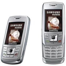 Samsung E250 Unlocked GMRS Cell Phone (Silver)
