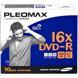 Pleomax by Samsung Samsung PLEOMAX 16x DVD-R Media - 4.7GB - 10 Pack