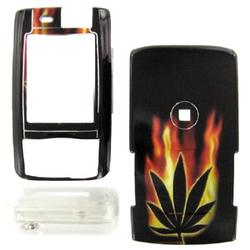 Wireless Emporium, Inc. Samsung t809 Hemp w/Flame Snap-On Protector Case Faceplate