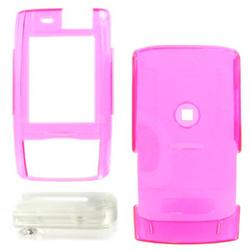 Wireless Emporium, Inc. Samsung t809 Trans. Hot Pink Snap-On Protector Case Faceplate