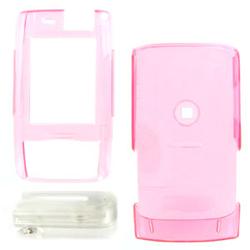 Wireless Emporium, Inc. Samsung t809 Trans. Pink Snap-On Protector Case Faceplate