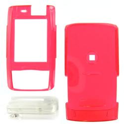 Wireless Emporium, Inc. Samsung t809 Trans. Red Snap-On Protector Case Faceplate