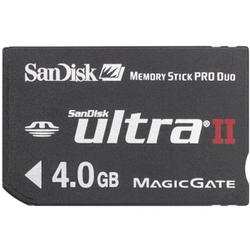 SanDisk 4GB Ultra II Mobile Memory Stick PRO Duo - 4 GB