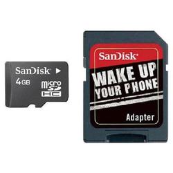 SanDisk 4GB microSD High Capacity (microSDHC) Card - 4 GB