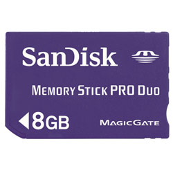 SanDisk Corporation SanDisk 8GB Memory Stick Pro Duo