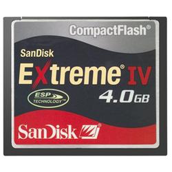 SanDisk Extreme IV 4GB CompactFlash Card - 4 GB