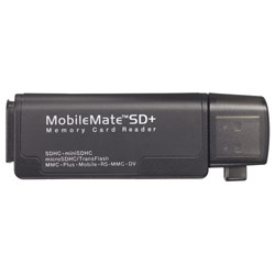 SanDisk MobileMate SD Plus Reader - microSD, MMCplus, RS-MMC, MMCmobile, miniSD Card, MultiMediaCard (MMC), Secure Digital (SD) Card, miniSD High Capacity (mini