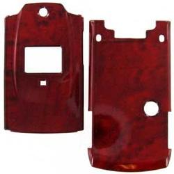 Wireless Emporium, Inc. Sanyo 6600/Katana Rosewood Snap-On Protector Case Faceplate