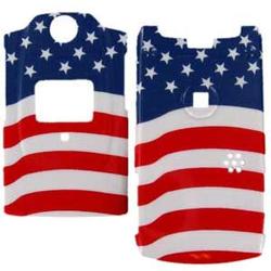 Wireless Emporium, Inc. Sanyo 6600/Katana USA Flag Snap-On Protector Case Faceplate