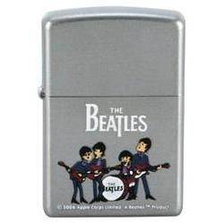 Zippo Satin Chrome, The Beatles Playing