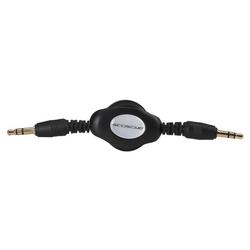 Scosche Audio Retractable Cable - 1 x Mini-phone - 1 x Mini-phone - 2.5ft