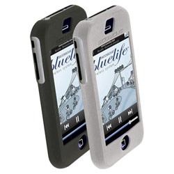 Scosche iPhone Skin - Rubber - Black, Clear