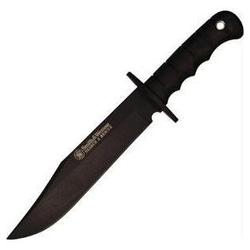 Smith & Wesson Search & Rescue, Black Rubberized Alum. Handle, Sheath