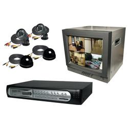 Security Labs SLM428C 14 Color Quad Observation System with DVR and 4 Cameras