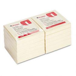 Universal Office Products Self-Stick Fan-Folded Note Pads, 3x3, Yellow, 12 100-Sheet Pads/Pack (UNV35664)