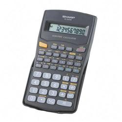 SHARP ELECTRONICS Sharp EL-506WBBK Scientific Calculator - 469 Functions - 2 Line(s) - 12 Character(s) - Solar, Battery Powered