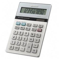 SHARP ELECTRONICS Sharp EL334MB 10 Digit Semi-Desk Calculator - 10 Character(s) - LCD - Battery, Solar Powered - 6.69 x 4.28 x 0.59