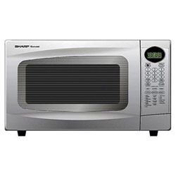 Sharp R-306LW Microwave Oven - 1 ft - 1100W - White