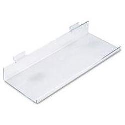 Apollo/Acco Brands Inc. Shelves for Slotwall Display System, Clear Acrylic, 16w x 6d (APOSB93229)