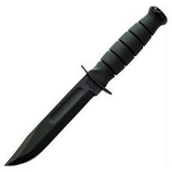 Ka-Bar Short Ka-bar Black, Kydex Sheath, 5.25 In., Plain