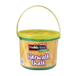 Chenille Kraft Company Sidewalk Chalk, Washable/Nontoxic, 20/BX, 4 x1 , Assorted (CKC1700)