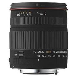 Sigma 18-200mm F3.5-6.3 DC Zoom Lens - f/3.5 to 6.3